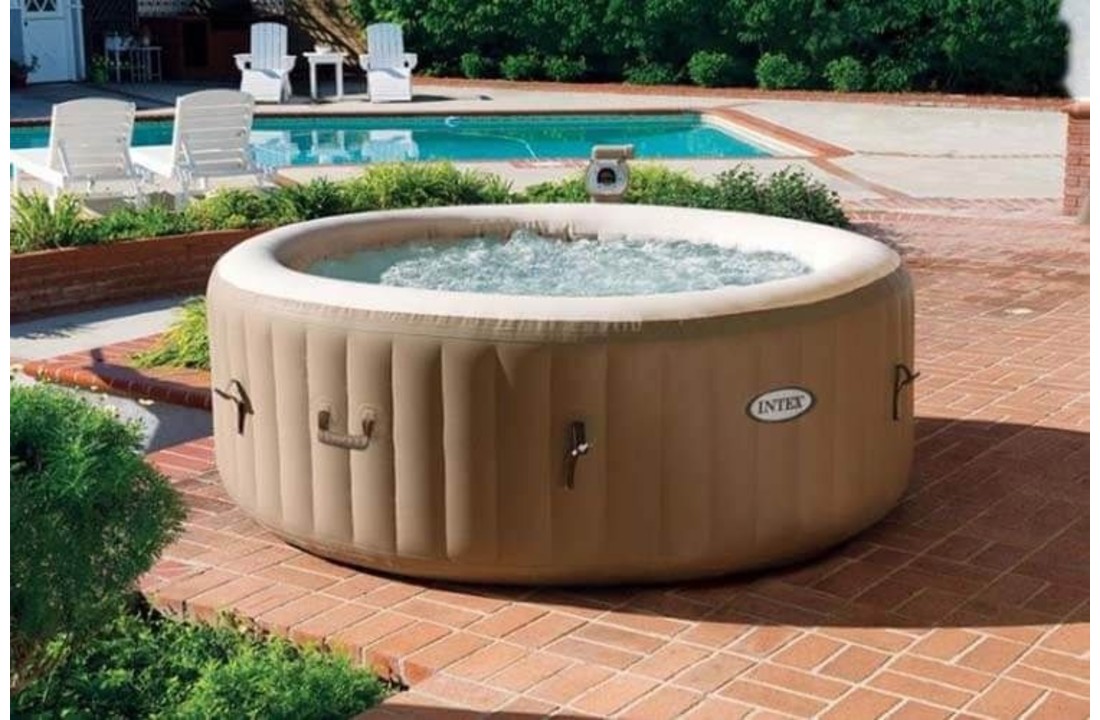 Intex Pure Spa Bubble Massage opblaasbare spa 4-persoons