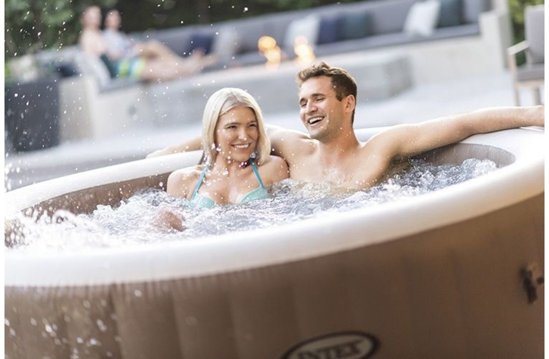 Intex Pure Spa Bubble Massage opblaasbare spa 4-persoons
