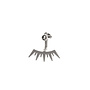 Earjacket lash zilver