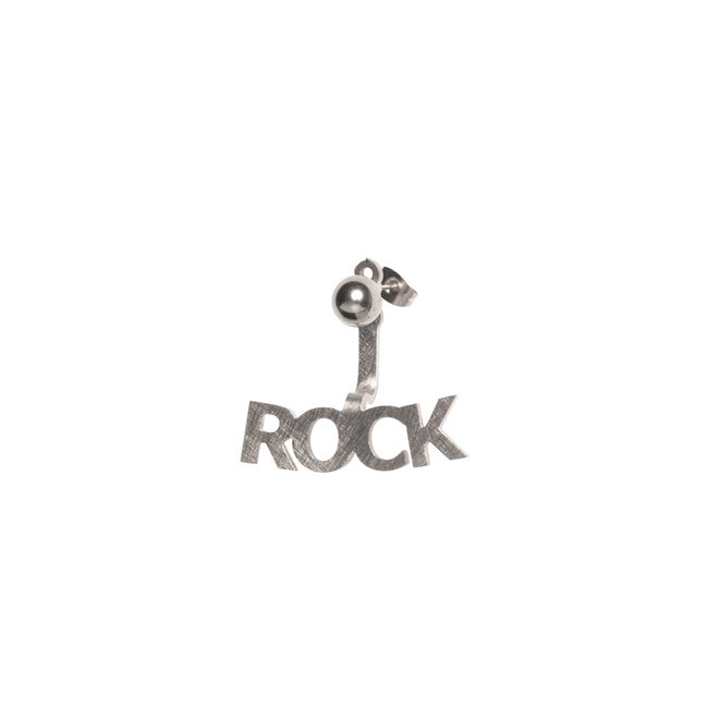 Earjacket rock zilver