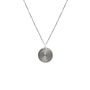 Ketting round twisted lang zilver