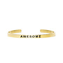 Cuff awesome goud