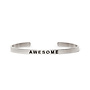 Cuff awesome zilver