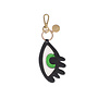Bag charm eye green