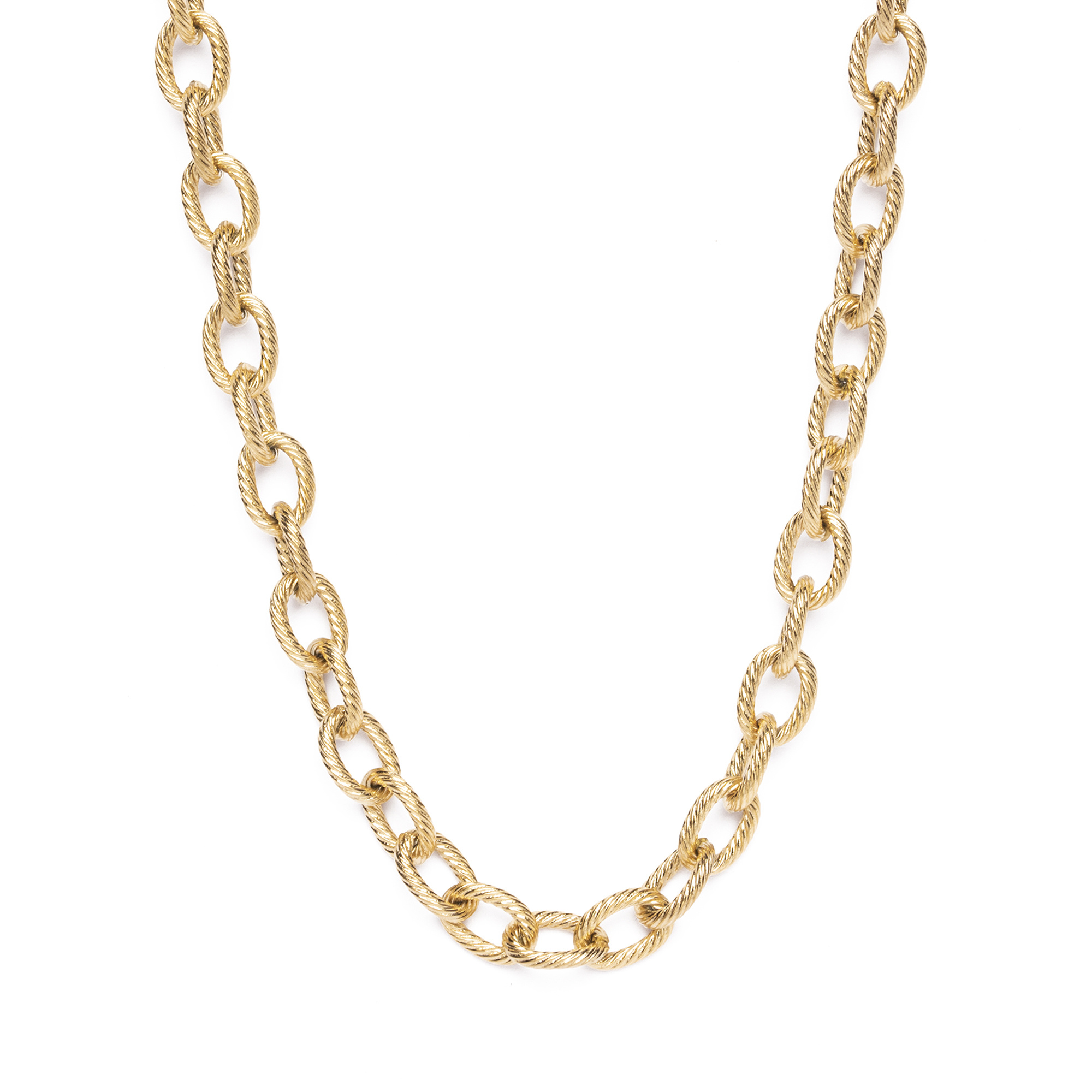 Ketting chain big luxe goud - MADAM the label