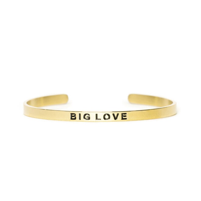 Cuff big love goud