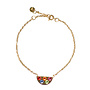 Armband chain rainbow goud