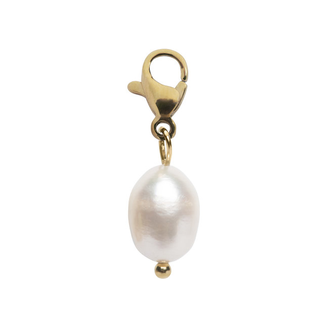 Charm pearl goud