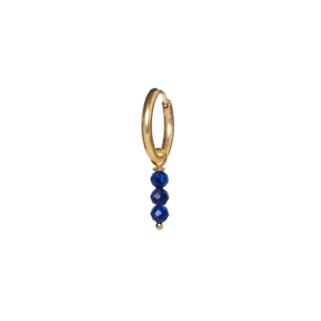 Oorring september (lapis lazuli)