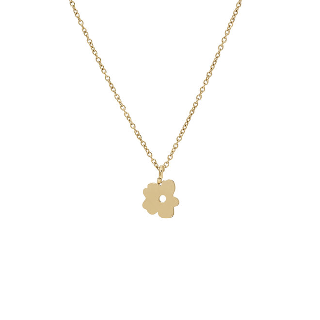 Ketting new flower goud