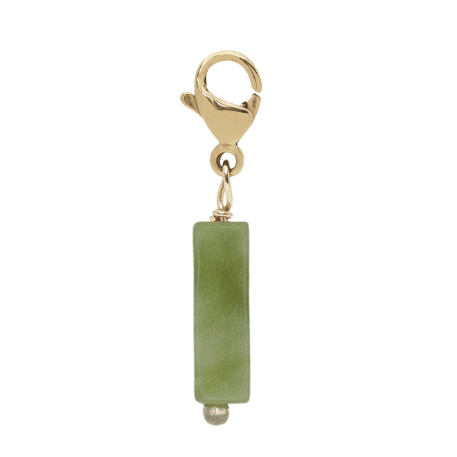 Charm cube groene jade