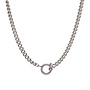 ketting lock curb chain zilver