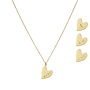Gepersonaliseerde initialen ketting heart small goud
