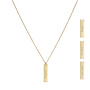 Gepersonaliseerde naam ketting bar small goud