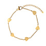Armband hearts new goud