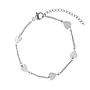 Armband hearts new zilver