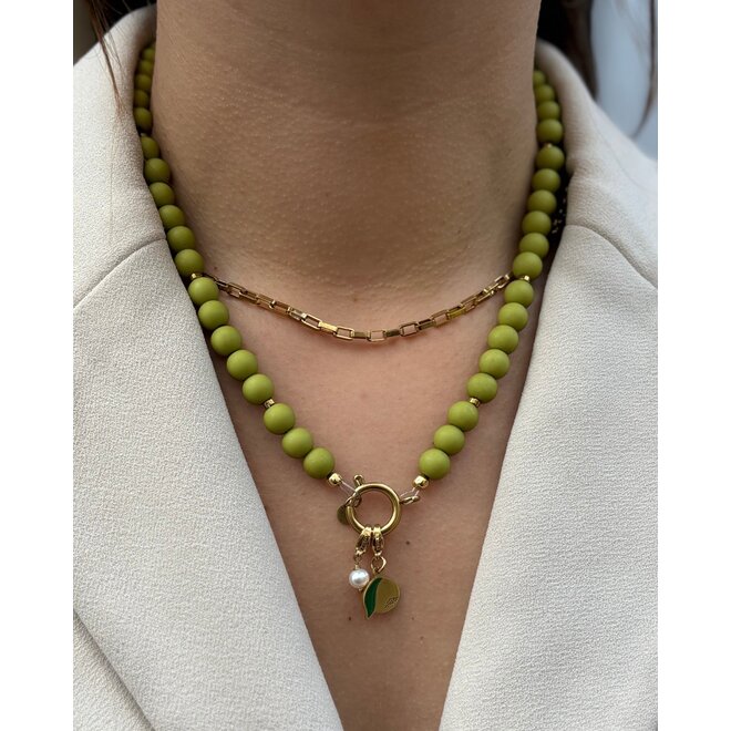 Ketting Liv groen goud
