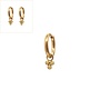 Oorringen 3 dots small goud