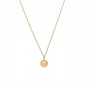 Ketting smiley goud