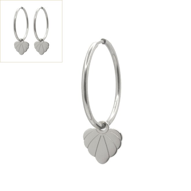 Oorringen liv big zilver