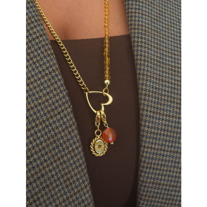 Charm oval elise goud