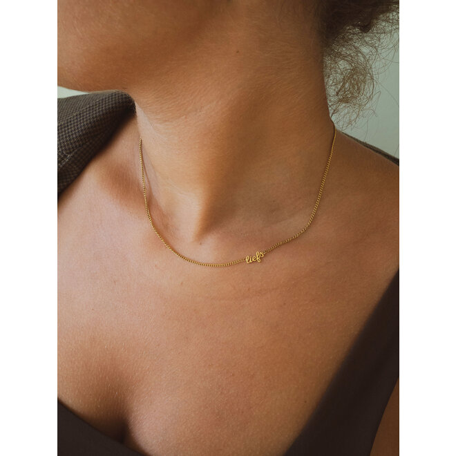 Ketting liefs goud