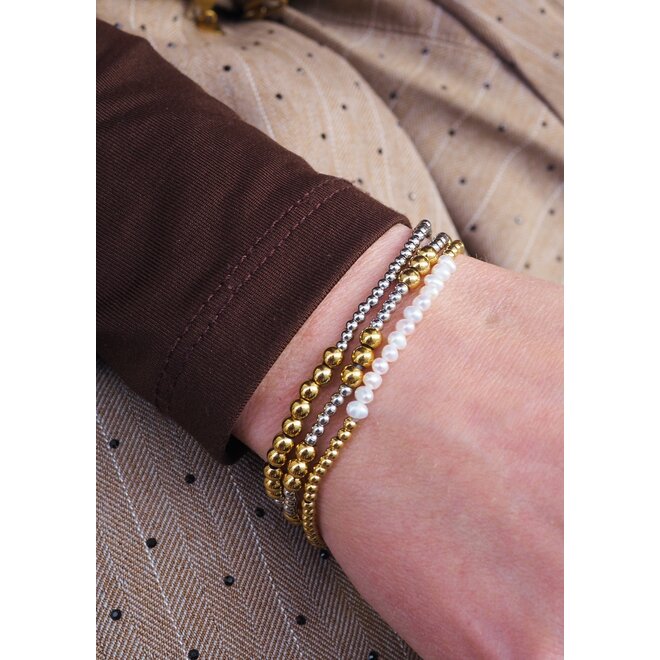 Armband beads bicolor olivia