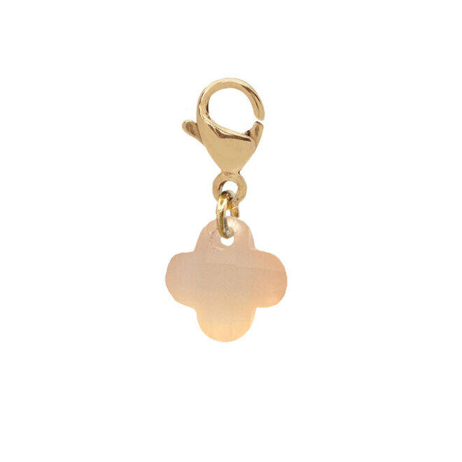 Charm clover mat oranje goud