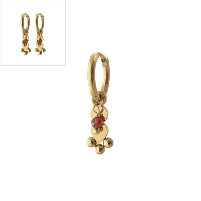 Oorring pien new goud