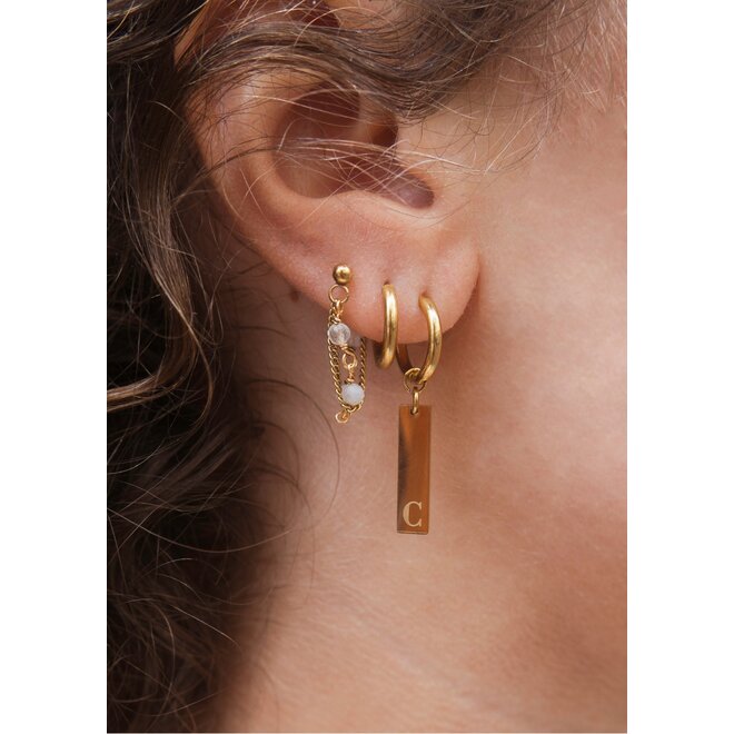 Gepersonaliseerde naam bedel bar goud