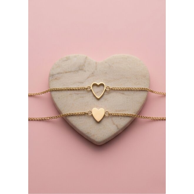 Moeder dochter armband goud