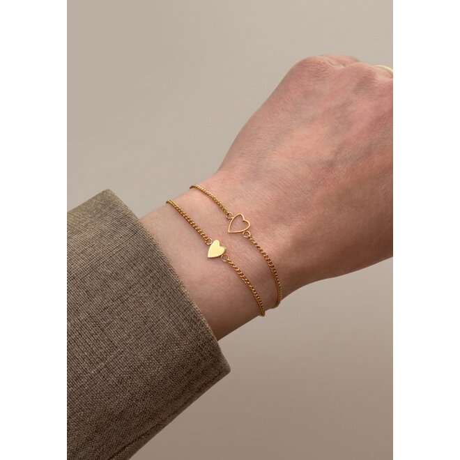 Moeder dochter armband goud