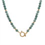 Ketting charlie groen 8mm goud