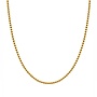 Ketting beads 3mm goud