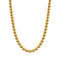 Ketting beads 5mm goud