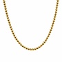 Ketting beads 4mm goud
