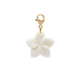 charm flower shell goud