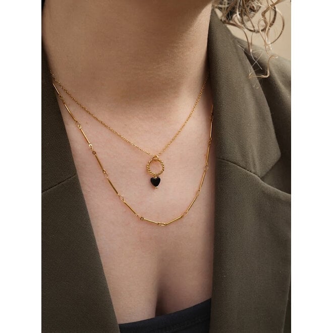 Ketting chain bar link goud