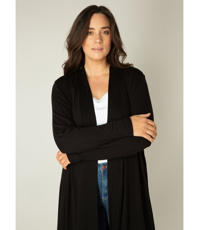 Base Level Curvy Ayla Cardigan Long