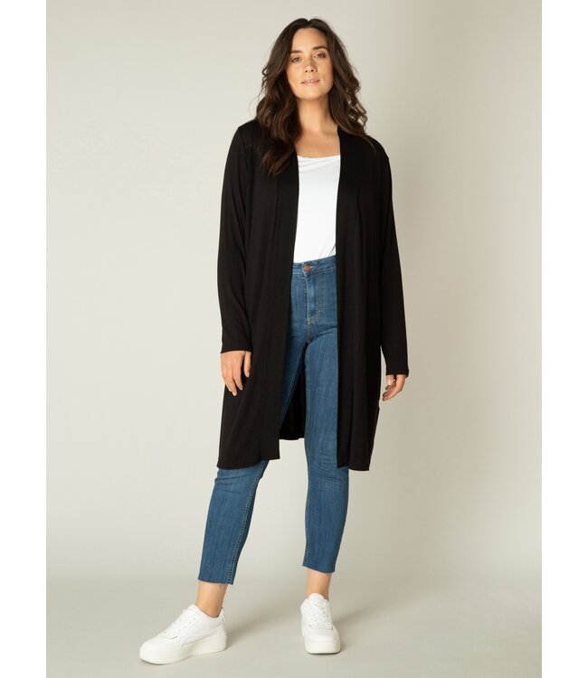 Base Level Curvy Ayla Cardigan Long