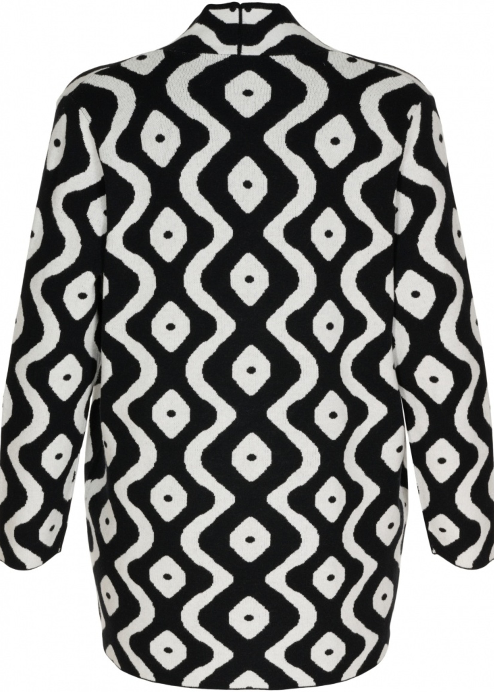 No.1 By Ox No.1 By Ox Black & White Cardigan