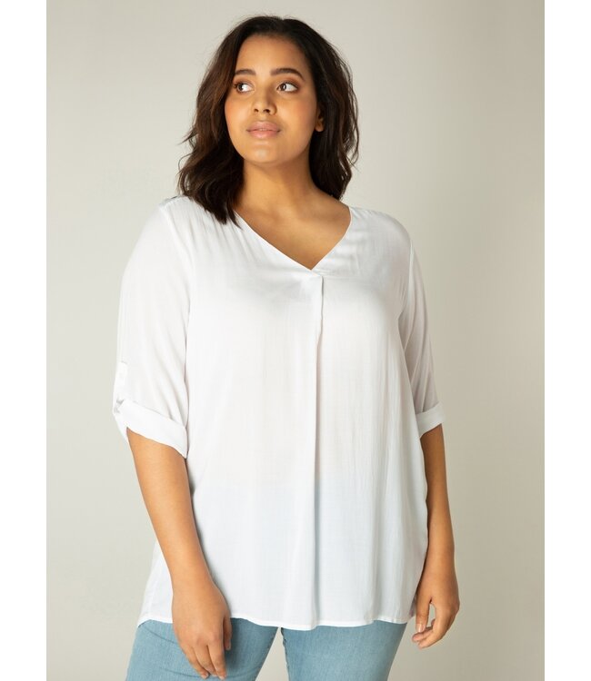 Base Level Curvy Airene Blouse