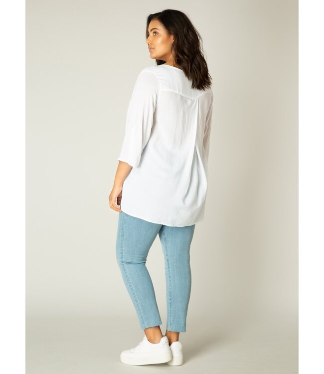 Base Level Curvy Airene Blouse
