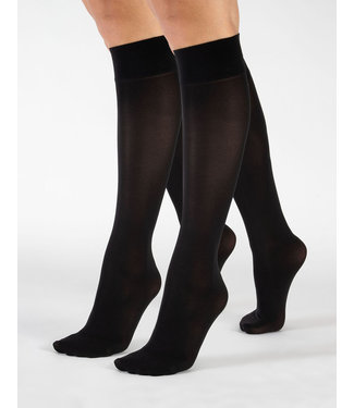 Cette Cette Knee 2-pack High Wide Socks Black