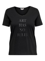 Only Carmakoma Only Carmakoma Quote Tee Art