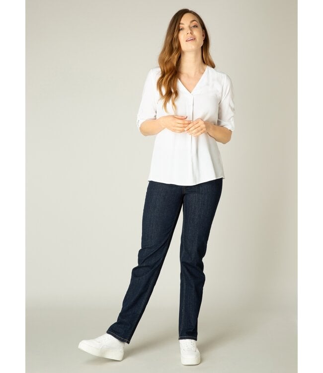 Base Level Yill Blouse White