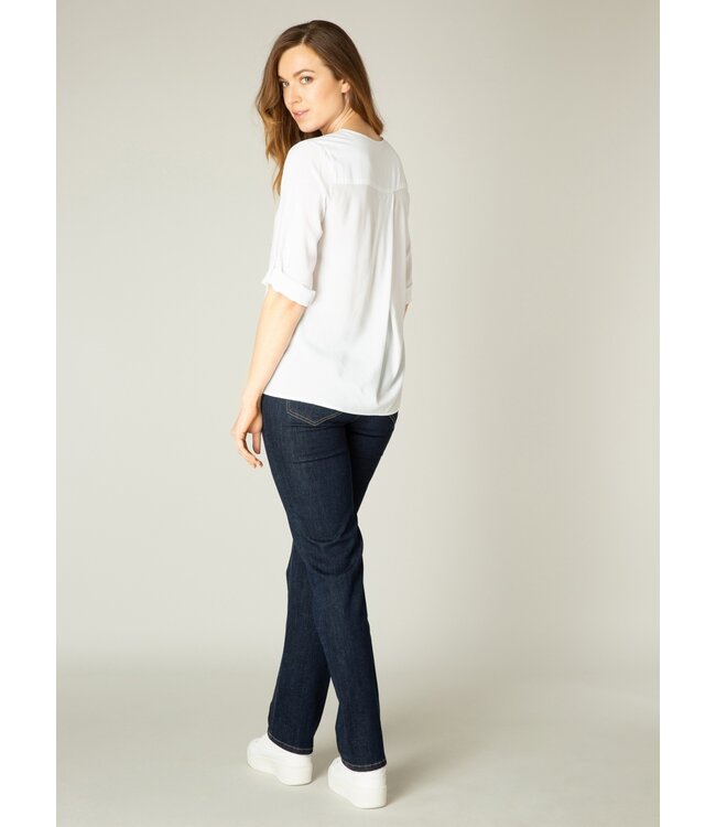 Base Level Yill Blouse White