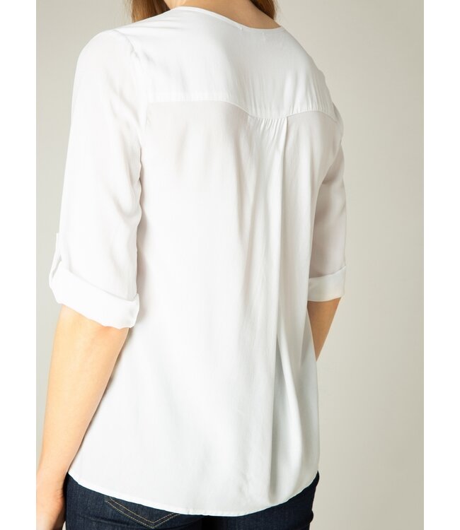 Base Level Yill Blouse White