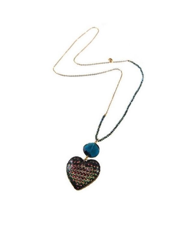 Ketting Multicolor Heart