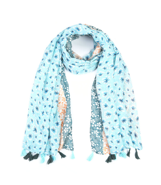 Blue Print Scarf